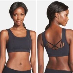 Karma Yoga Evelyn Printed Blue Sports Bra
